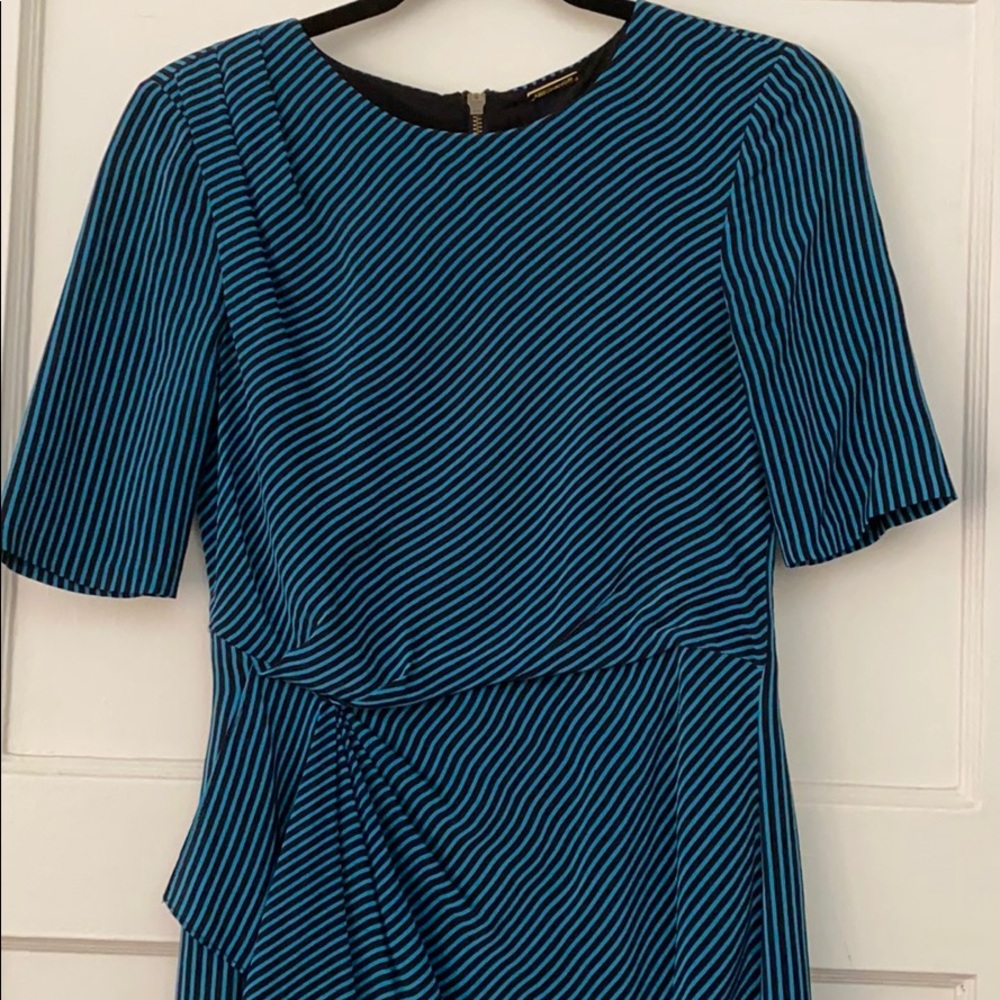 Rebecca Minkoff 💯 silk mini dress back zip fully lined